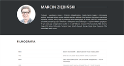 Desktop Screenshot of marcinziebinski.com
