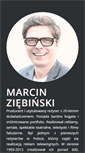 Mobile Screenshot of marcinziebinski.com